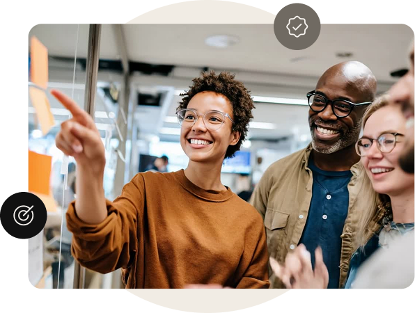 Campaign team reviewing live assets