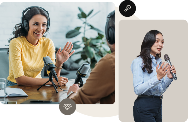 PR interview preparation and media session